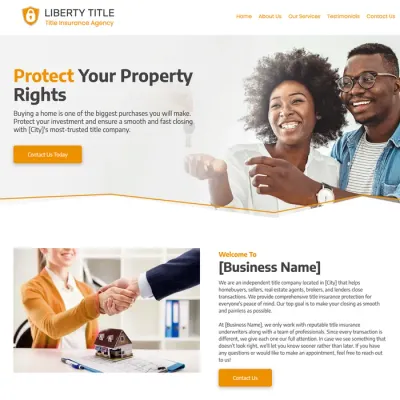 Examples title company website design theme original original